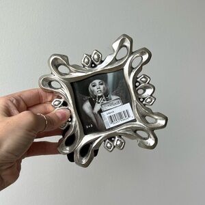90s Silver 3x3 Picture Frame Vintage